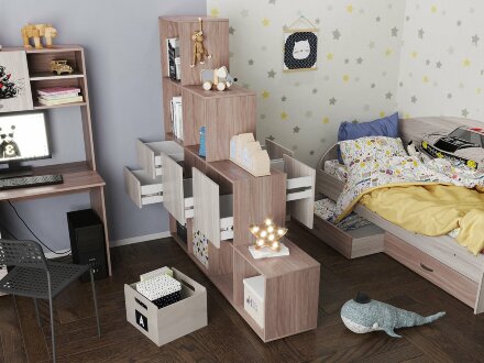 Стеллаж Горка, 10 ячеек 