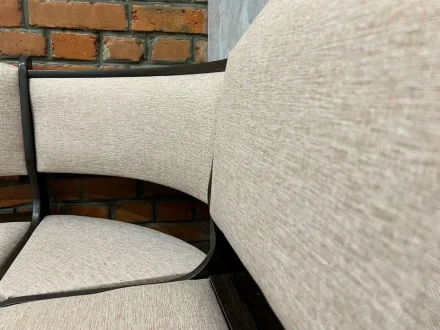 Кухонный уголок Нео, рогожка, песочный 