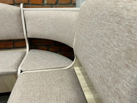 Кухонный уголок Нео, рогожка, песочный 