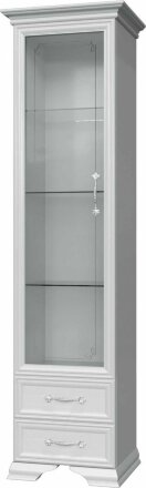 Шкаф-витрина 1 дверь (1 стекло) Грация 