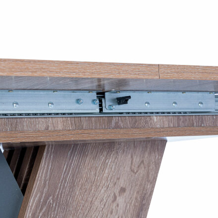 Стол раздвижной Гросс, Дуб сакраменто/ Антрацит 