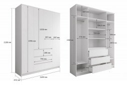 Шкаф Мори МШ 1600.1