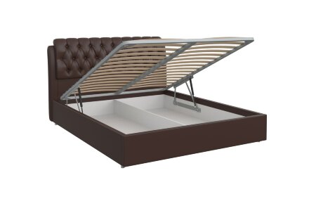 Кровать Белиста, шоколад (вариант 3)   